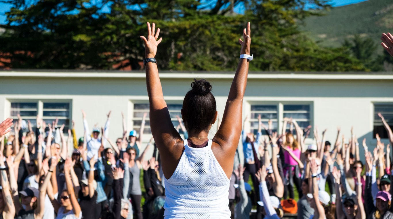 Yoga at an HQ team 